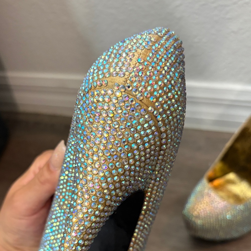 Bordello Y2K Sparkling Rhinestone Heels - Picture 11 of 14
